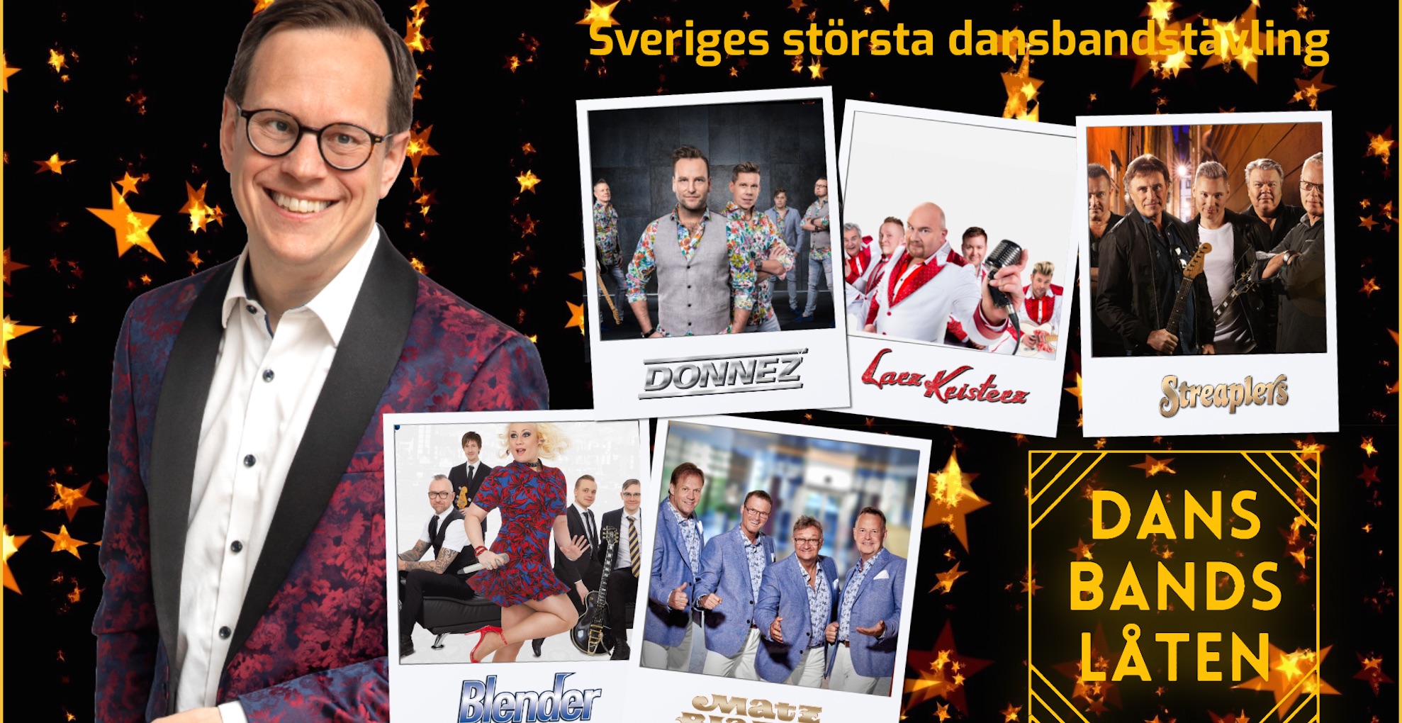 Sveriges största dansband klara för ny musiktävling ”Dansbandslåten”!